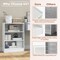 Costway 2 PCS 3-Tier Bookcase Open Multipurpose Display Rack Cabinet with Adjustable Shelves White/Black/Brown